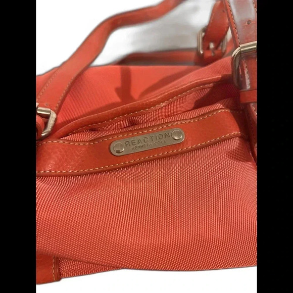 Kenneth Cole Reaction Salmon Foldover Handbag - Picture 2 of 4